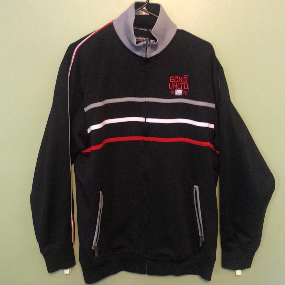 Eckō black track jacket